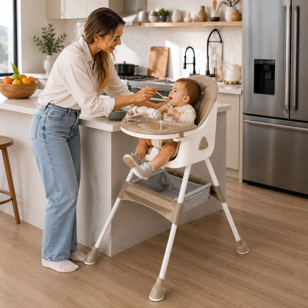 Chaise Haute Bébé Pliable | ESSENTIEL