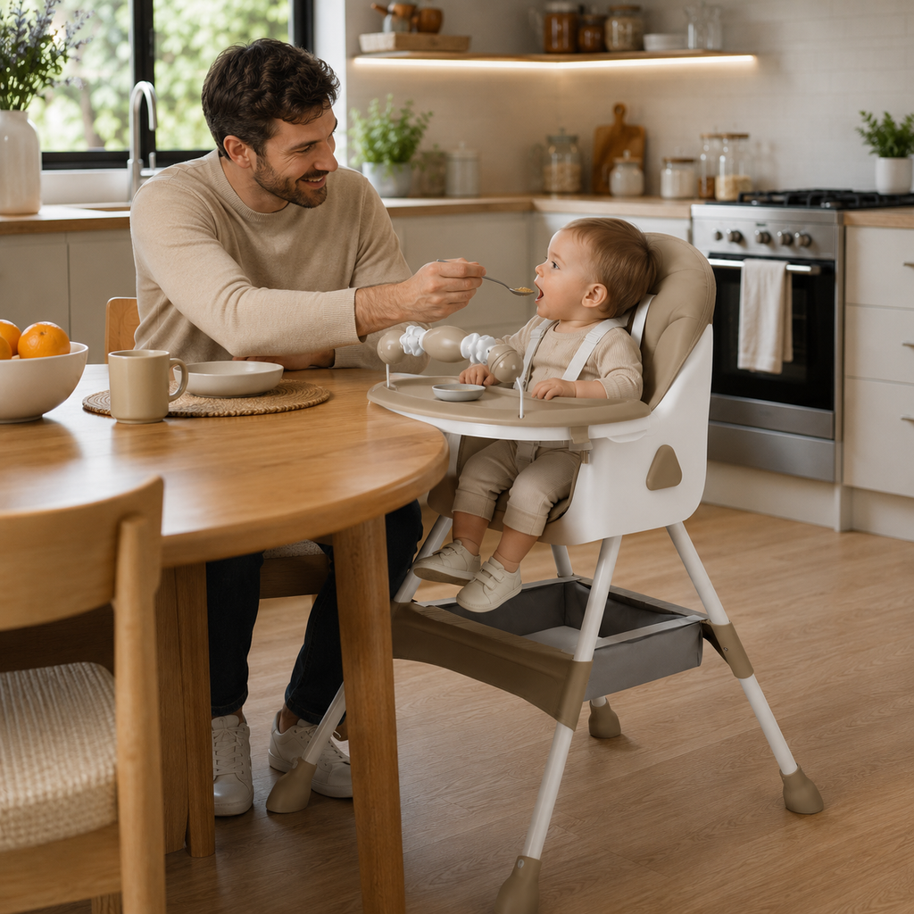 Chaise Haute Bébé Pliable | ESSENTIEL